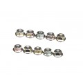 Nut Hu M4  Notched Base (set X 10)